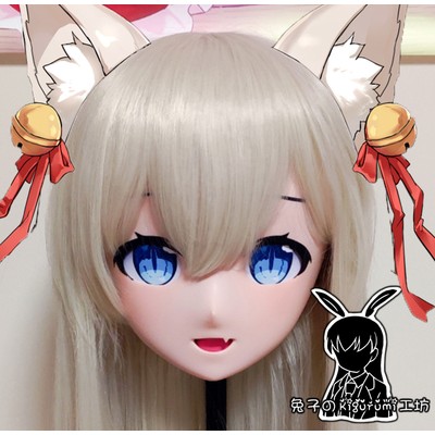 (RB381)Customize Full Head Quality Handmade Female/Girl Resin Japanese Anime Cartoon Character Kig Cosplay Kigurumi Mask